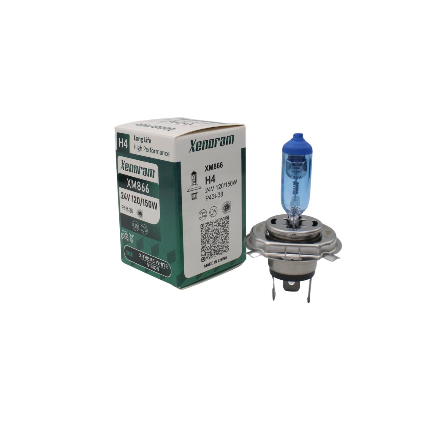 X-treme white vision H4 24V 150/120W P43T