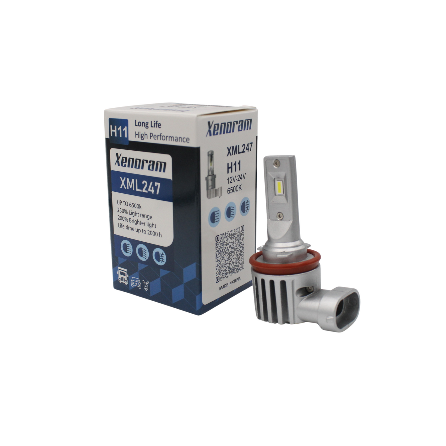 LED H11 12V-24V 15W
